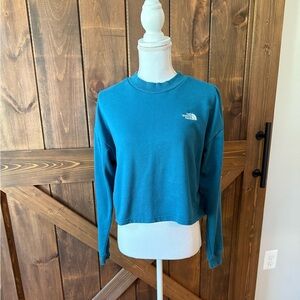 The North Face Women's Teal Crewneck Sweatshirt